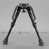 2018 nieuwe 6 "-9" stijl tactische bipod 5 niveaus verstelbare veerbelaste benen voor jagen