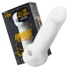男性オナニーカップ、柔らかいシリコーンポケットプッシースリーブグラス刺激Penisマッサージャー、柔らかい肌の男性のためのセックスのおもちゃを感じるs919