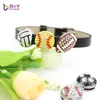 Nieuwe mode mix stijl sportbal dia charmes kristal steentjes bal charmes passen diy riem polsband armband lsSC4154192627545
