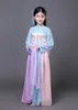 Dzieci Chiński Tradycyjny Hanfu Sukienka Dziewczyny Kid Ancient Chiński Hanfu Dress Kostium Kobieta Tang Odzież Dla Dziewczyn Kostiumy