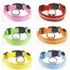 8 Colors LED Nylon Dog Collar Dog Cat Harness Flashing Light UP Night Safety Pet Collars Flashing Satety Collar5800338
