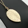 Feuille d'or Feuilles Pendentif Collier 2018 Mode Vintage Punk Clavicule Chaîne Charme Bijoux pour Femmes C3465