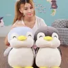 Dorimytrader gras doux souriant animal pingouin jouet en peluche gros carton farci pingouins anime oreiller poupée pour bébé cadeau 24 pouces 60cm dy5599751