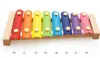 Apprentissage éducation Xylophone en bois pour enfants enfant jouets musicaux Xylophone sagesse Juguetes Instrument de musique à 8 notes éducatif