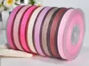 Grosgrain Ribbon Plain width:9mm =3/8" for gift packaging DIY material hairband bowknot Sewing Fabric hair bow accessories 100Y/roll Dragee