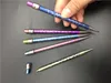 New Design Titanium Dabber Pencil Shape Style Pyrex oil wax Dabber Tool anodized For Glass water Bong carb smoking nail