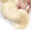 ELIBESS HAIR- 브라질 3pcs / Lot # 613 Blonde Hair Bundles 바디 웨이브 100 % Human Remy Hair Weaves