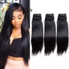 Bella Hair® 100% onbewerkt Braziliaans haar Weave 9A Dyable Menselijk Hair Extensions Natuurlijke Kleur 3 Bundels Silky Straight Julienchina