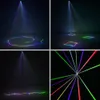 IR-afstandsbediening DMX 512 Mini 400MW RGB Full Color Laser Stage Lighting Scanner DJ Dance Party Show Projector Lights Colors