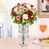Centre de table en acrylique pour mariage, 10 pièces/lot, 43cm 53cm 73cm, événement, fête, route, plomb, décoration de support à fleurs pour la maison