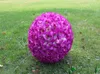 30 CM 12 "Neue Künstliche Verschlüsselung Rose Seidenblume Kissing Balls Hängende Kugel Weihnachtsschmuck Hochzeit Dekorationen 10 teile/los