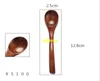 10pcs/lot 12.8cm 13cm 14cm 14.5cm 15cm 15.8cm 17.5cm Wooden Spoon Wood Honey coffee Tea Spoons Stirrer