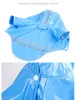 New Pet Raincoat Pu Reflection Impermeabili con cappuccio Panno impermeabile per cani di piccola taglia Cappotto antipioggia primavera ed estate Poncho Giacca antipioggia per cuccioli