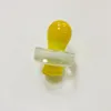 En gros verre coloré UFO forme Carb Cap OD 25mm beau Carb Cap pour quart thermique Banger ongles accessoires pour fumer DHL gratuit DCC10