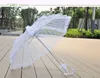 2018 Ganze hochwertige weiße Spitze Brautsonnenschirme Hochzeitsschirme Günstige Hochzeitsschirme Tanzbühnenschirm Spitze Günstig7773100