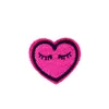 10 adet gülümseme aşk kalp yamaları giyim için rozetler demir işlemeli yama aplike demir yamalar üzerinde DIY CLO245W için dikiş aksesuarları
