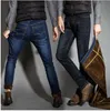 Nouveaux hommes activités chaud Jeans de haute qualité célèbre automne hiver Jeans chaud flocage chaud doux hommes jeans