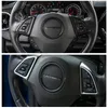 Steering Wheel car ABS Tampa decorativa 3PCS Para Chevrolet Camaro 2017+ Car Styling Auto Acessórios Interior