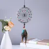 8 Designs Vintage Ręcznie robione DreamCatcher Net z wisiorkiem wiszącym wiszą