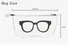 Fashion Exquise Lool en feutre Lunettes de soleil pour femmes Men Brand Design Retro Zippe Eyeglasses Sac Lunettes de soleil Pouche