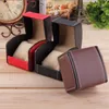 Fashion Watch Box Durable PU Leather Watches Boxes Bracelet Bangle Jewelry Display Case with Pillow