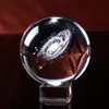 6 см. Глобус Galaxy Miniatures Crystal Ball 3D лазерная лазерная гравированная Quartz Steck Ball Сфера