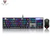 Motospeed CK888 Gaming Keyboard USB Wired RGB Backlight Mechanical Keyboard Mouse Combo For Computer Laptop Games Gamer