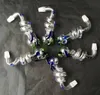 Spirale Drachenkopfform Glasbrenntopf Großhandel Bongs Ölbrenner Rohre Wasserpfeifen Glasrohr