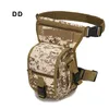 Saco de esportes ao ar livre tático airsoft camuflagem caminhadas 1000D multi-função tático cinto perna saco para camping caça camping escalada