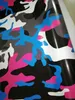 2019 Colorful blue pink black Camo Vinyl wrap for Vehicle car wrap Graphics Camo covering stickers foil with air bubble 1 52x239c