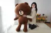 Item Line Office 47inches Giant Stuffed Soft Plush 120cm Huge Cute Cartoon Brown Bear Toy Kids Gift 3269936