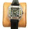 2019年の有名なデザインシャインダイヤモンド女性ウォッチクォーツスクエアダイヤルフェイスレディー腕時計時計ローズゴールドジュエリードロップColorf5280238