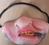 Halloween Zombie Latex Eng Masker Onderste Half Gezicht Themafeest Grappige Maskers Voor Kinderen Volwassenen Cosplay Kostuum rekwisieten Jester/Jolly Masker cadeau