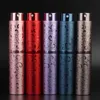 10ml Travel Portable Mini Refillerbar Parfym Atomizer Tomglas Metall Aluminium Spray Flaskor Gratis Frakt LX2762