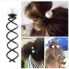 3 pièces femmes filles perle spirale Spin vis Bobby épingles à cheveux pinces à cheveux dame torsion Barrette accessoire cheveux accessoires