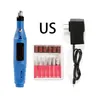 Nail Drill Bit Electric Apparatus Machine For Manicure Pedicure Milling Cutters Nail Art Cuticle Gel Remover EU US Plug nail polis6072474