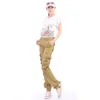 2016 New Women's cotton Cargo Pants Leisure Trousers more Pocket pants free shipping