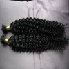 モンゴル・アフロ・キンキーカーリーなし100gキンキーカーリーモンゴルのバルク髪1ピースの人間編組ヘアバルク