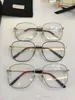 Yeni gözlük çerçeve kadın erkek marka tasarımcı gözlük çerçeveleri tasarımcı marka gözlük çerçeve şeffaf lens gözlük çerçeve óculos 0396