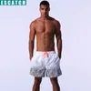 2018 New Summer Homens Beach Shorts Board Boxer Troncos Curta Calças de Swimwear Masculino Swimsuit Running Sports Surffing Shorts Swim Gym