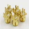 RP-SMA Femmina Spina Passaparete A Saldare PCB Mount Connettore RF Adattatore Connettore Femmina RP SMA Coassiale Coassiale