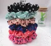 Ponytail Holder Polka Dot Striped Chiffon Fabric Hair Rope Hair Scrunchy Headband Accessories Basic Hair Band Loop Ring 2 Styles