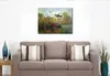 Paintings Famous Painting the Garden of Claude Monet at Argenteuil Artwork Impressionist Art Handmade Gift for New House Room Wall Decor