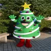 Hot 2018 Sale Christmas Tree Cartoon Mascot Dress Up Taille adulte Carnival Mascot Costume Party