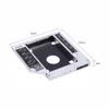 Freeshipping 12,7 mm Aluminium SATA HDD SSD Gehäuse Festplattenschacht Caddy Optischer DVD-Adapter für Laptop