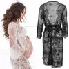 Родильная фотография реквизит беременное платье для фотосъемки одежда для беременных длинные кружева платье беременности одежда V шеи