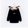 Mode Herbst mit Kapuze Kinder Kleidung Hasenohren Jungen Mädchen Mantel Kinder Frühling Hoodies Unisex Sweatshirts mit Hut