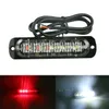 1pc 12-24v 6 LED Slanke Flash Lichtbar Auto Auto Voertuig Lichtgevende Diode Nood Waarschuwing Strobe Lamp voor vrachtwagen Motorfiets