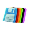 MINCH 6PCS / SET NYT DESIGN FLOPPY DISK KONTORER SILICONE KONTORER TEA MAT RETRO DISK CUP MATSPADS