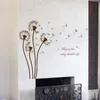 Kahverengi Renk Karahindiba Duvar Sticker Oturma Odası Yatak Odası çocuk Odaları Ev Dekor PVC Autocollant Mural